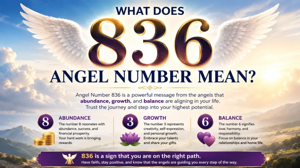 What Does 836 Angel Number Mean?