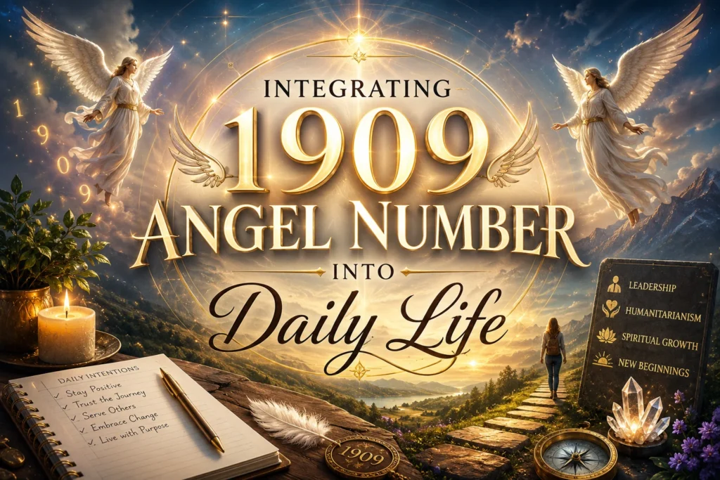Integrating 1909 Angel Number into Daily Life