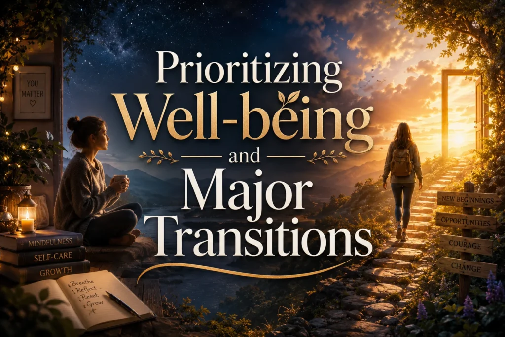 Prioritizing Well-being and Major Transitions