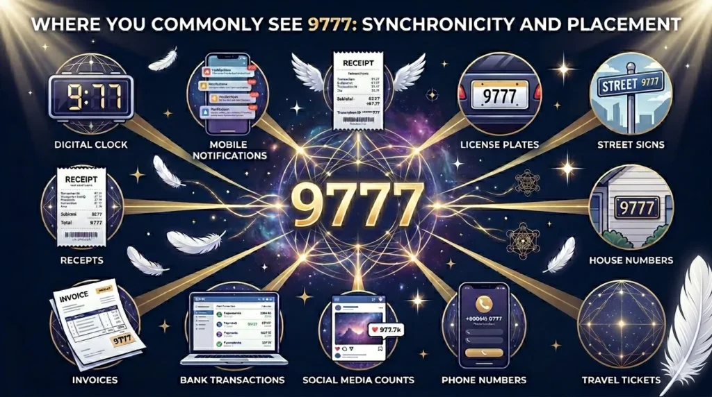 Where You Commonly See 9777: Synchronicity and Placement