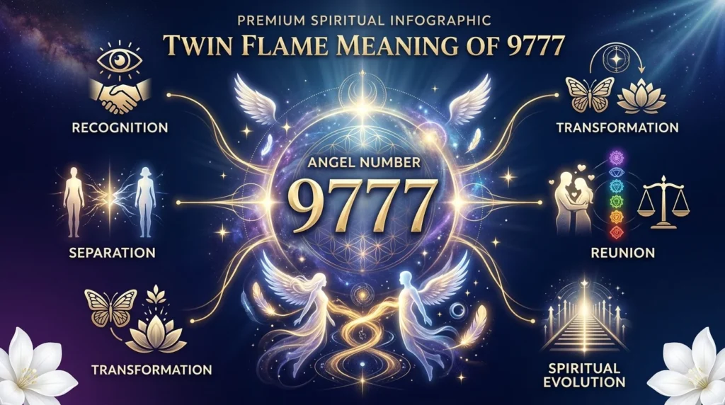 Twin Flame Meaning of 9777